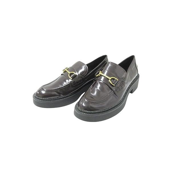 美品 ZARA ザラ プラットフォームローファー 厚底 38 プラットフォームローファー ブラック ZARA - メルカリ