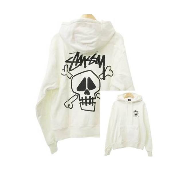 STUSSY ステューシー Skull & Bones Pigment Dyed Hoodie プル