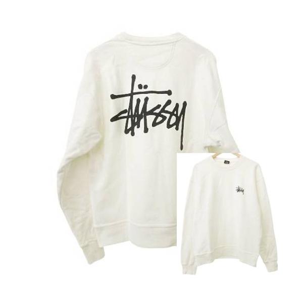 最高級のスーパー STUSSY ステューシー シャツ スウェット トレーナー CREW BASIC トップス