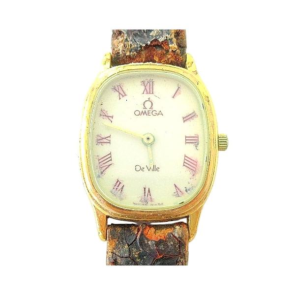 【ジャンク品】オメガ デヴィル　レディース腕時計 OMEGA オメガ ジャンク De ville デヴィル デビル クォーツ