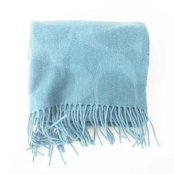 COACH（コーチ） マフラー シグネチャー ストール 約170×50 水色