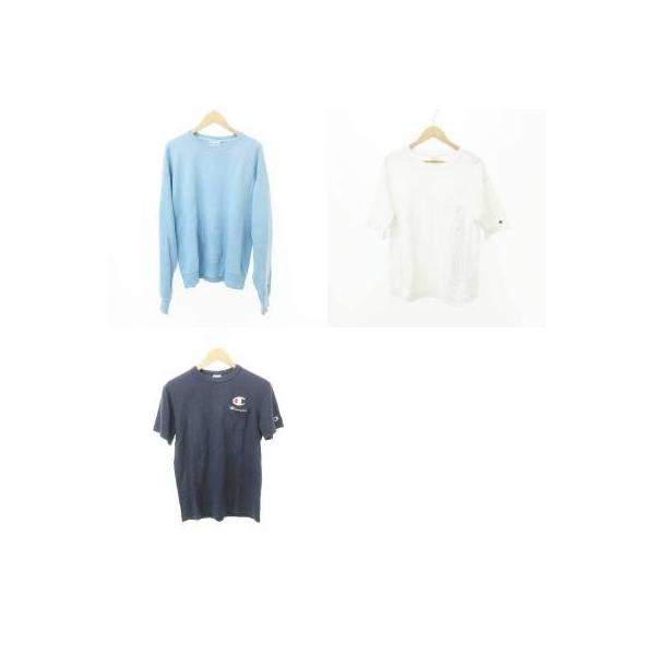 チャンピオン CHAMPION 3点セット おまとめ Tシャツ 半袖 トレーナー スウェット S〜Mサイズ マルチカラー メンズ