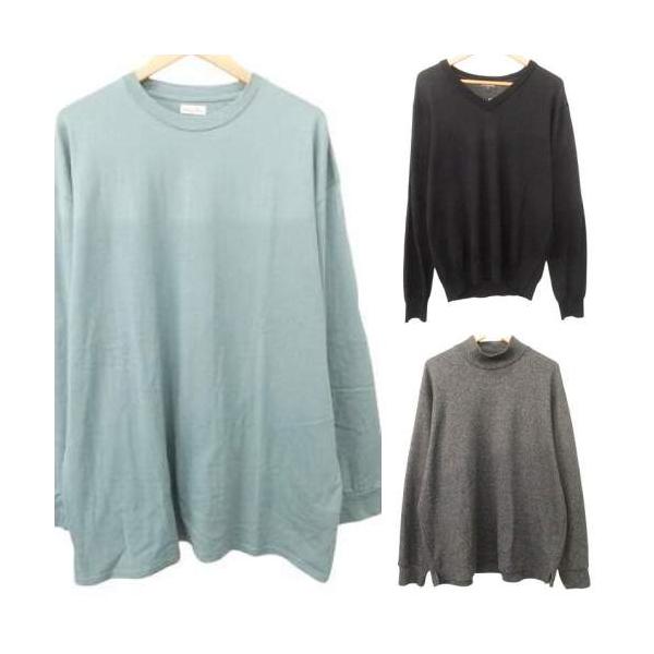 ユニクロ長袖メンズMまとめ売り13点 UNIQLO（ユニクロ）の「MEN コットンカシミヤクルーネック