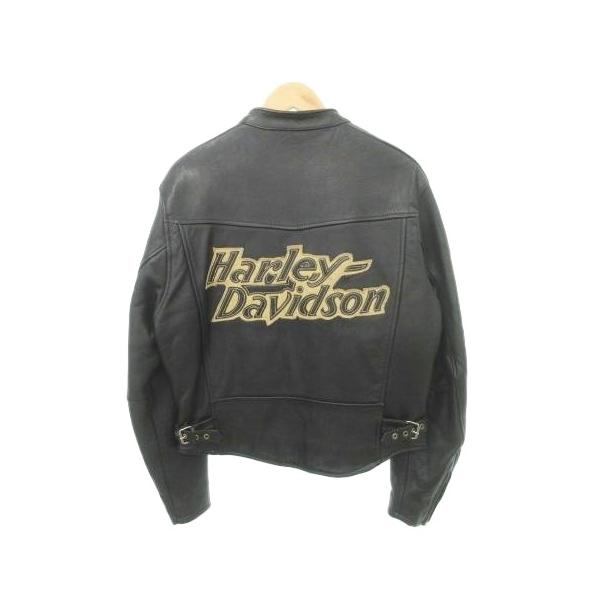 Harley-Davidson ハーレーダビッドソン レザージャケット L ハーレーダビッドソン 40206 牛革 レザー ジャケット 革ジャン ロゴ