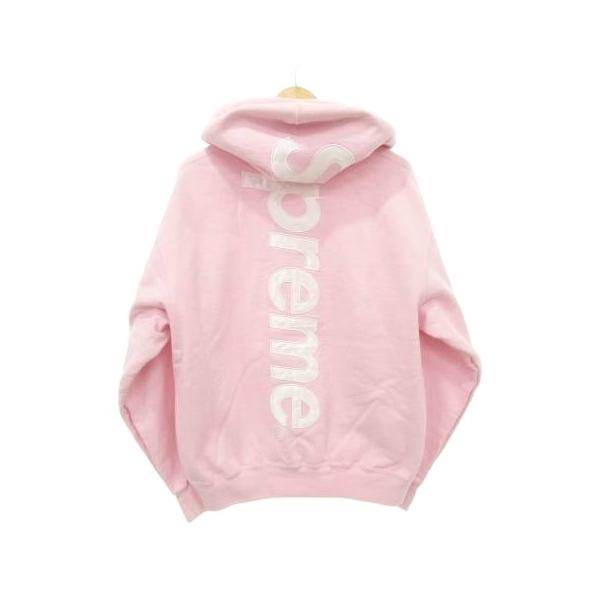 Supreme（シュプリーム） 美品 サテン アップリケ フーディ スウェット