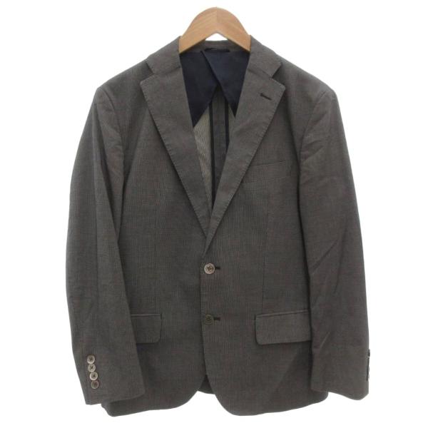 ニューヨーカー NEWYORKER テーラードジャケット 2B 総柄 M グレー /FF