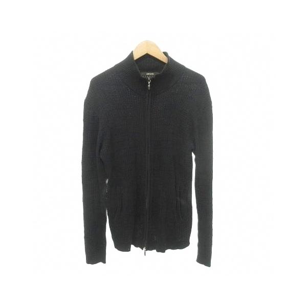 コムサメン COMME CA MEN 美品 ニット カーディガン ジップアップ L
