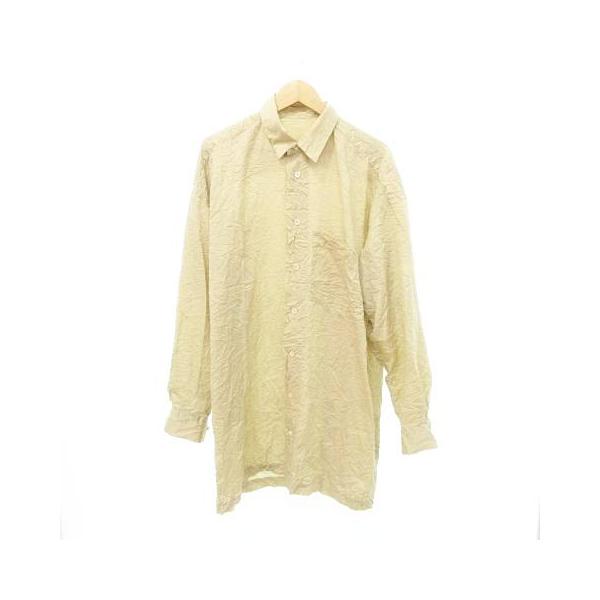 値下げ⭐︎【イッセイミヤケ】刺繍五分袖チュニック シルク混 ISSEY MIYAKE イッセイミヤケ 美品 シワ加工 シャツ ブラウス