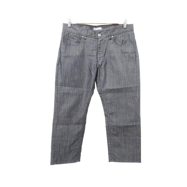 メンズメルローズ MEN'S MELROSE ヘリンボーン テーパード パンツ 4 グレー系 ■YHS12