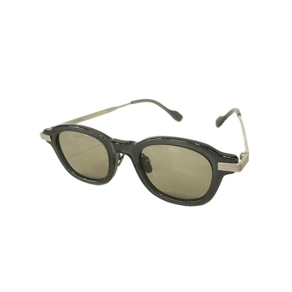 【中古】カーニー kearny martin サングラス ウェリントン 日本製 45□23 145 クリアグレー系 メンズ カーニー kearny martin サングラス ウェリントン 日本製 45□23 145