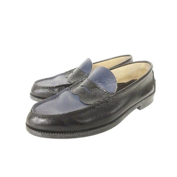 ケンフォード KENFORD ペイズリー エンボス ローファー EMBOSSED