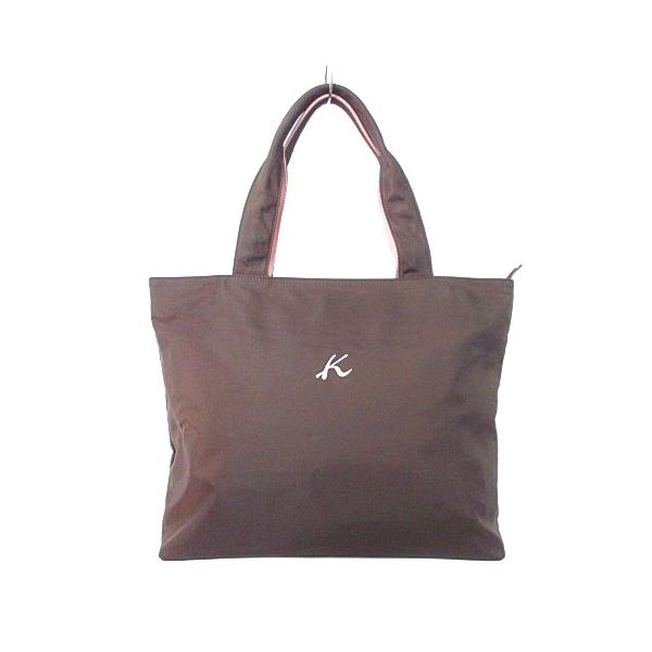 Kitamura（キタムラ） トートバッグ ナイロン A4サイズ収納可能 茶