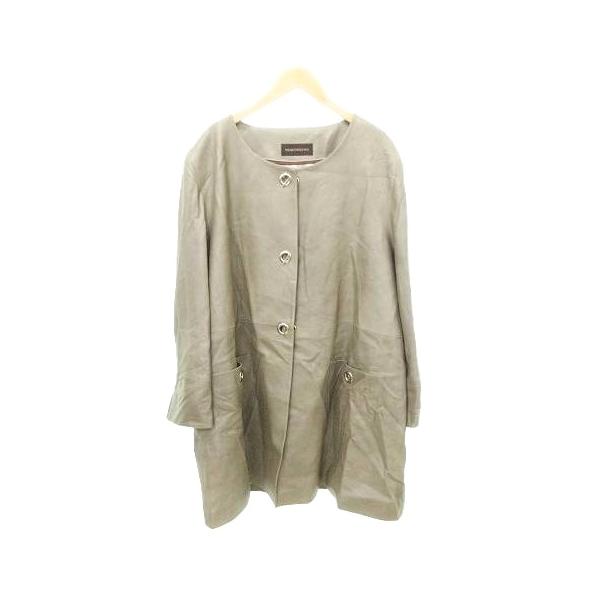 NASCONDINO 鹿革 レザー コート アウター イタリア生地 XXXL 大きい