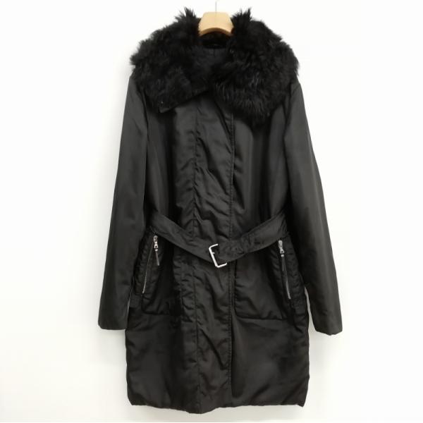 PRADA ブラック トレンチコート ブラック ライトRe-Nylon トレンチコート | PRADA