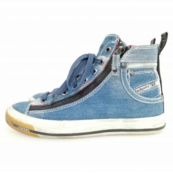 DIESEL デニムハイカットスニーカー新品 DIESEL（ディーゼル） DIESEL EXPO-ZIP W デニム ハイカット