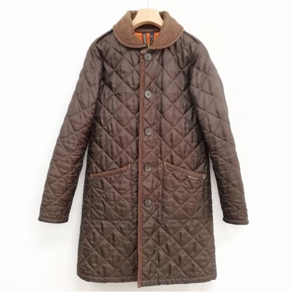 ラベンハム LAVENHAM キルティング ロング コート ジャケット 36