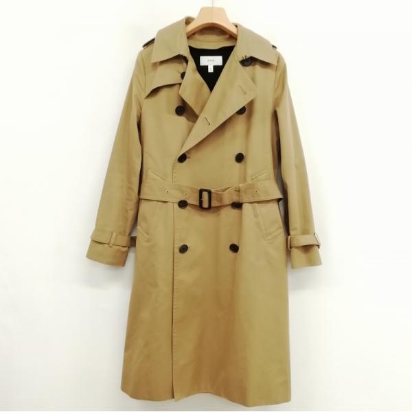 HYKE ベージュ トレンチコート 美品 HYKE ライナー付 M ハイク HYKE 19AW 193-17005 ウールライナー付 トレンチコート 1
