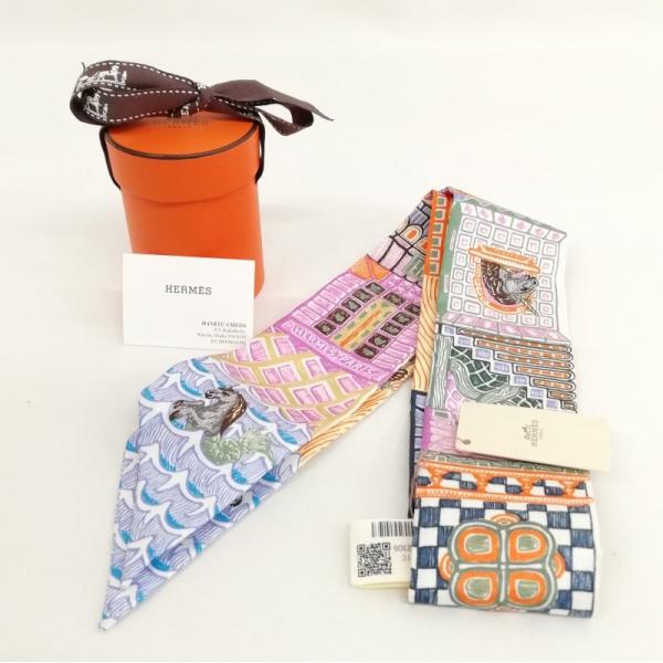 HERMES 未使用品 エルメス 2023 ツイリー Super Silk Quest HERMES 未使用品 エルメス 2023 ツイリー Super Silk Quest