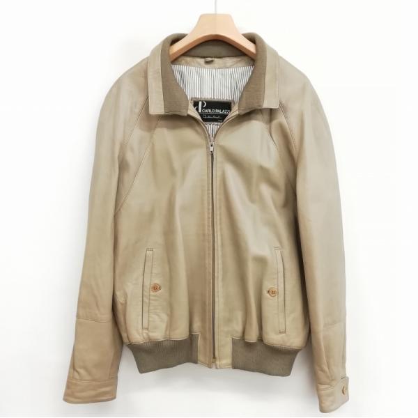 Carlo Palazzi カルロ・パラッツィ　本革　ジャンパー　ジャケット vectorpremium_053-902506210044
