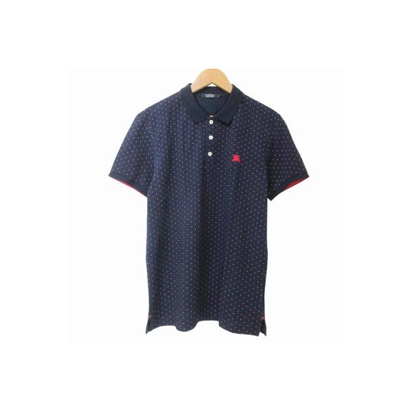 新品✨ バーバリーブラックレーベル 半袖 ポロシャツ ホースロゴ M BURBERRY BLACK LABEL バーバリーブラックレーベル ポロシャツ