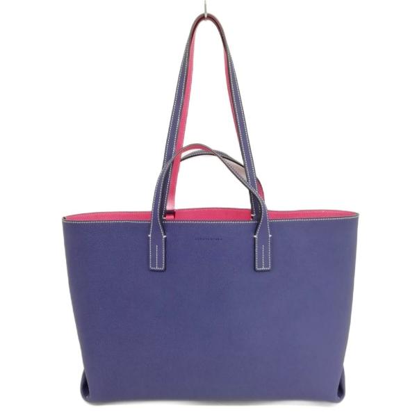 【中古】ボナベンチュラ BONAVENTURA ソフィア リバーシブル トートバッグ 美品 ネイビー ピンク vectorpremium_053-902509200001