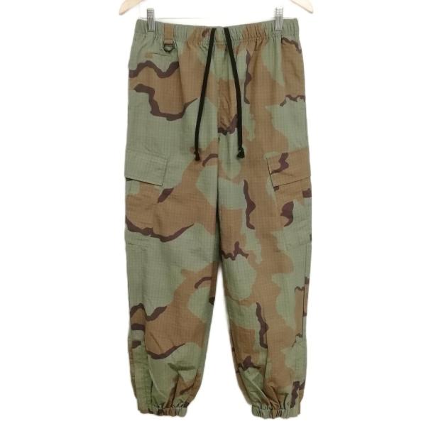 アンダーカバー UC1B4501-3 カモフラナイロンカーゴロングパンツ アンダーカバー UNDERCOVER 22SS UC1B4501-3 カモフラ ナイロン カーゴ