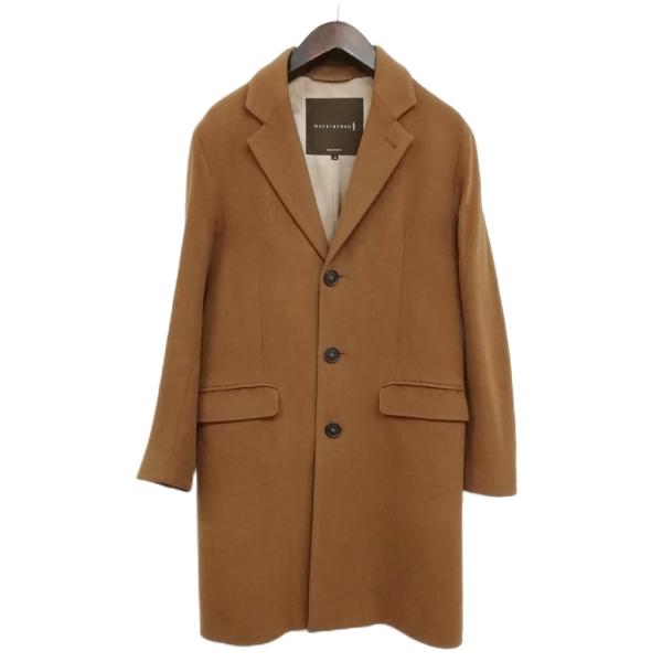 MACKINTOSH チェスターコート ダークグレー 38 美品 マッキントッシュロンドン チェスターコート マキシ丈 グレー 38