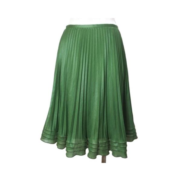 エムズグレイシー M'S GRACY プリーツスカート EA-227323 ひざ丈 38 M