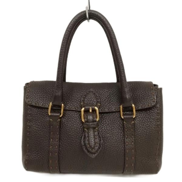 FENDI（フェンディ） セレリア ミニ リンダ ハンドバッグ レザー  