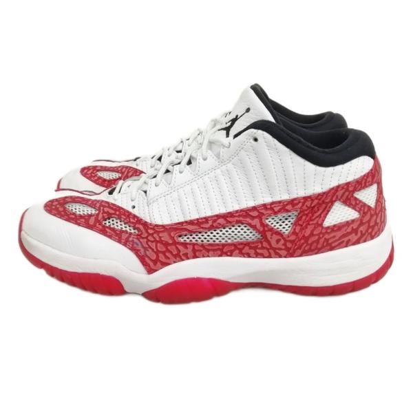ナイキ NIKE 919712-101 AIR JORDAN 11 RETRO LOW IE エアジョーダン レトロ ロー スニーカー 27.5cm レッド ホワイト メンズ