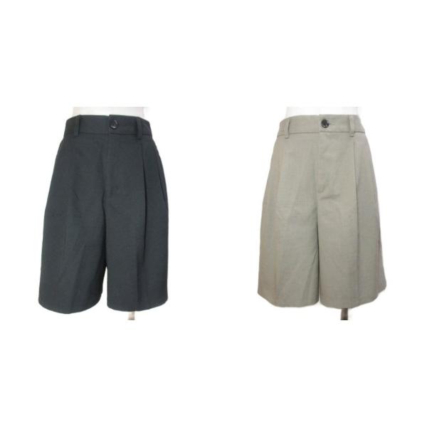ジーユー GU 美品 24SS 2点セット タックハーフパンツ 色違い M
