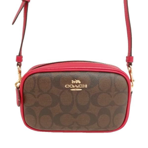 【人気】COACH ハンドバッグ ポーチ シグネチャー ミニバッグ ポシェット COACH（コーチ） COACH F79209 シグネチャー ミニ 2way ショルダー