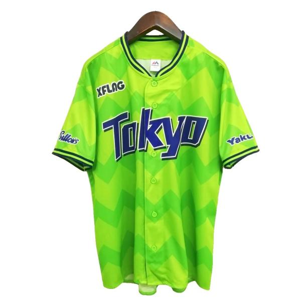 マジェスティック MAJESTIC ヤクルトスワローズ 2020年 TOKYO 燕パワー ユニホーム 美品 FREE グリーン系 メンズ