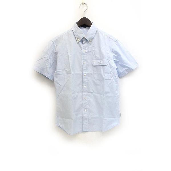【超レア★美品★XL】バーバリーロンドンデニム半袖シャツ★メタルスナップボタン 超レア☆美品☆XL】バーバリーロンドンデニム半袖シャツ☆メタル