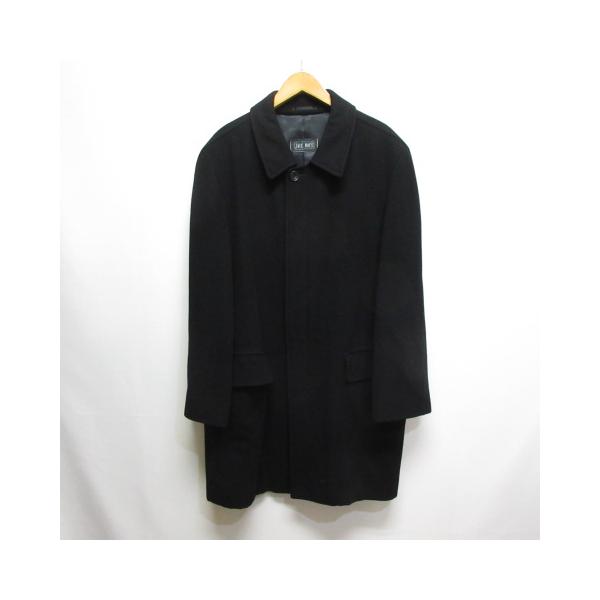 ジャックモリス jack moris ウール コート L 黒 ブラック シルク混