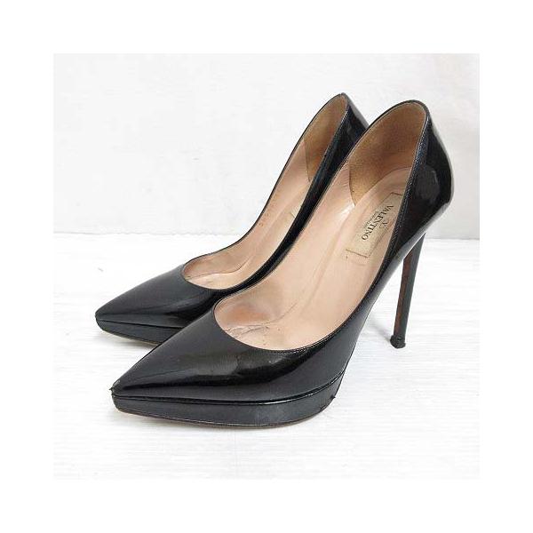 VALENTINO パンプス 黒 セール中 8cmヒール VALENTINO パンプス