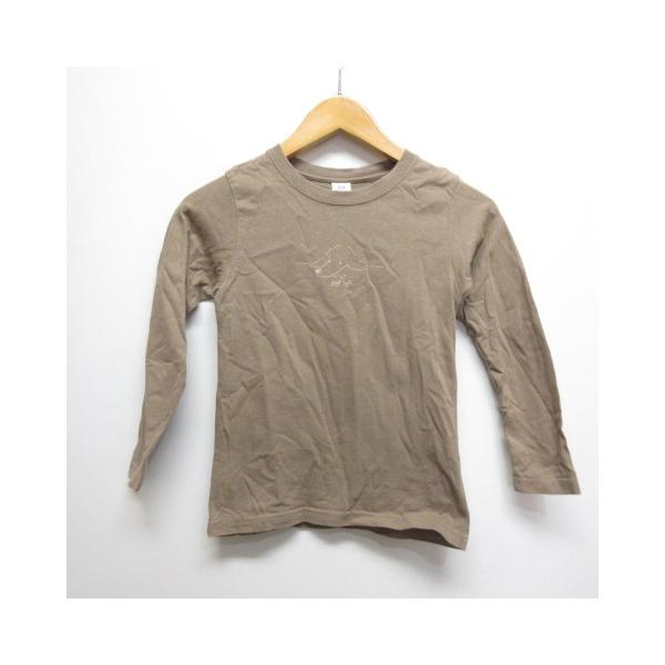 デビロック Devilock 長袖 プリント Tシャツ 130 茶 ブラウン 犬 イヌ 子供服 キッズ【ブランド】デビロック Devilock【表記サイズ】130【実寸サイズ】肩幅：28cm　身幅：32.5cm　着丈：48cm　袖丈：43c...