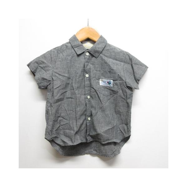 サンリオ シュガーランド 半袖 コットン シャツ 子供服 100 グレー キッズ【表記サイズ】100【実寸サイズ】肩幅：28.5cm　身幅：34cm　着丈：38.5-42cm　袖丈：10cm　　【素材】綿100％【色】グレー　※色に関しては...