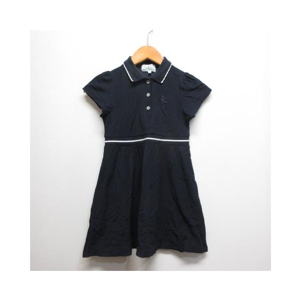クミキョク 組曲 KUMIKYOKU 子供服 半袖 ポロシャツ ワンピース 120 ネイビー キッズ【ブランド】クミキョク 組曲 KUMIKYOKU【表記サイズ】120【実寸サイズ】肩幅：23cm　身幅：32cm　着丈：60cm　袖丈：10...