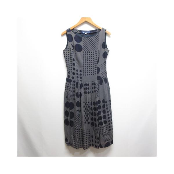 エムズグレイシー M'S GRACY ランダムドット柄 ノースリーブ