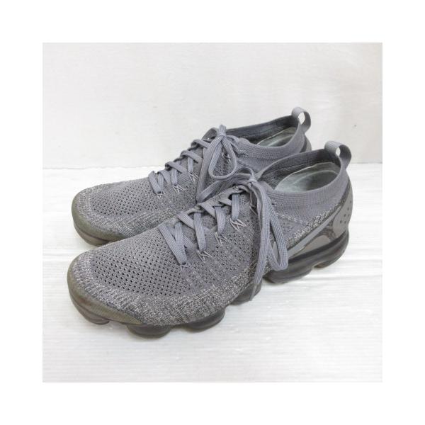 ナイキ NIKE AIR VAPORMAX 2 FLYKNIT ID エア ヴェイパーマックス 2 フライニット スニーカー シューズ AR4480-993 28.5cm グレー 靴