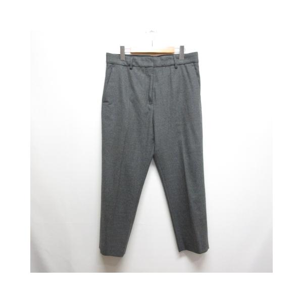ジルサンダー JIL SANDER ウール テーパード パンツ 38 グレー  