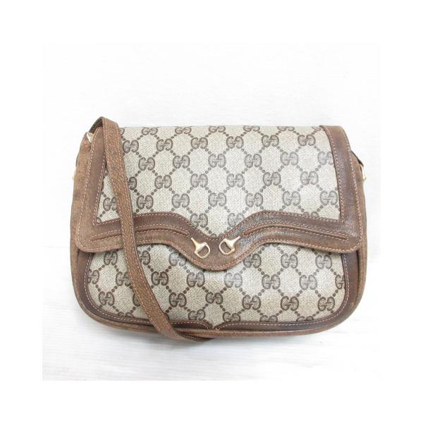 Old Gucci オールド グッチ GG スプリーム ショルダー バッグ 茶 GUCCI グッチ オールドグッチ ショルダー バッグ GG スプリーム