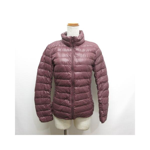 【ユニクロ】美品 ウルトラライトダウン コート ボルドー Lサイズ レディース UNIQLO ユニクロ ウルトラライトダウンコンパクトコート ボルドー XL