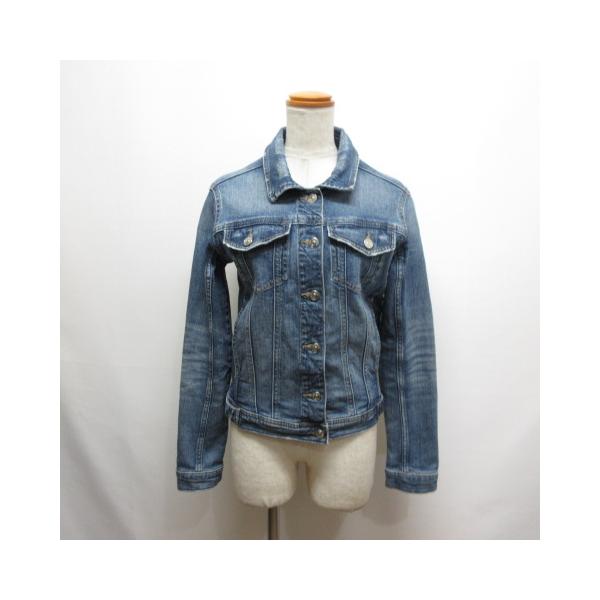 ZARA（ザラ） ダメージ加工 デニム ジャケット XS インディゴ