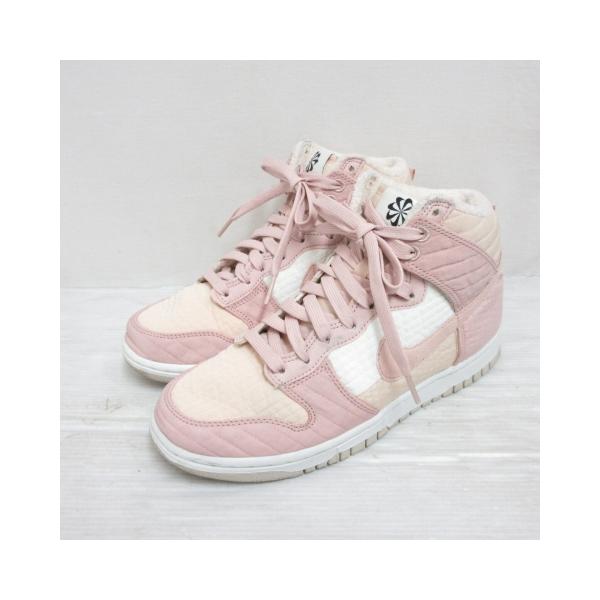 【中古】ナイキ NIKE DN9909-200 W DUNK HIGH LX NEXT NATURE ダンク ハイカット スニーカー シューズ 24cm ピンク 靴 NIKE（ナイキ） NIKE DN9909-200 W DUNK HIGH LX NEXT NATURE ダンク