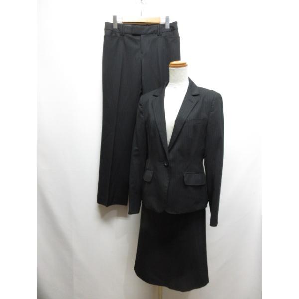洋服の青山　エヌライン　レディース　ビジネス　スカート　スーツ 　希少サイズ エヌラインプレシャス n-line Precious 洋服の青山 ジャケット