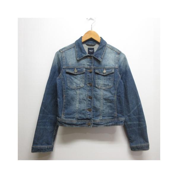ギャップキッズ GAP KIDS デニム ジャケット 150 インディゴ ダメージ加工 ジージャン Gジャン ストレッチ 子供服 キッズ【ブランド】ギャップキッズ GAP KIDS【表記サイズ】150【実寸サイズ】肩幅：32cm　身幅：39...