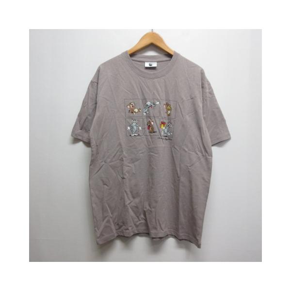 未使用品 トムとジェリー TOM AND JERRY 半袖 Tシャツ LL ブラウン