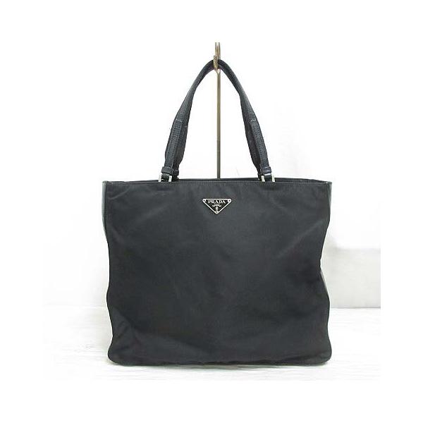 PRADA（プラダ） ナイロン レザー トート バッグ ハンド B9234